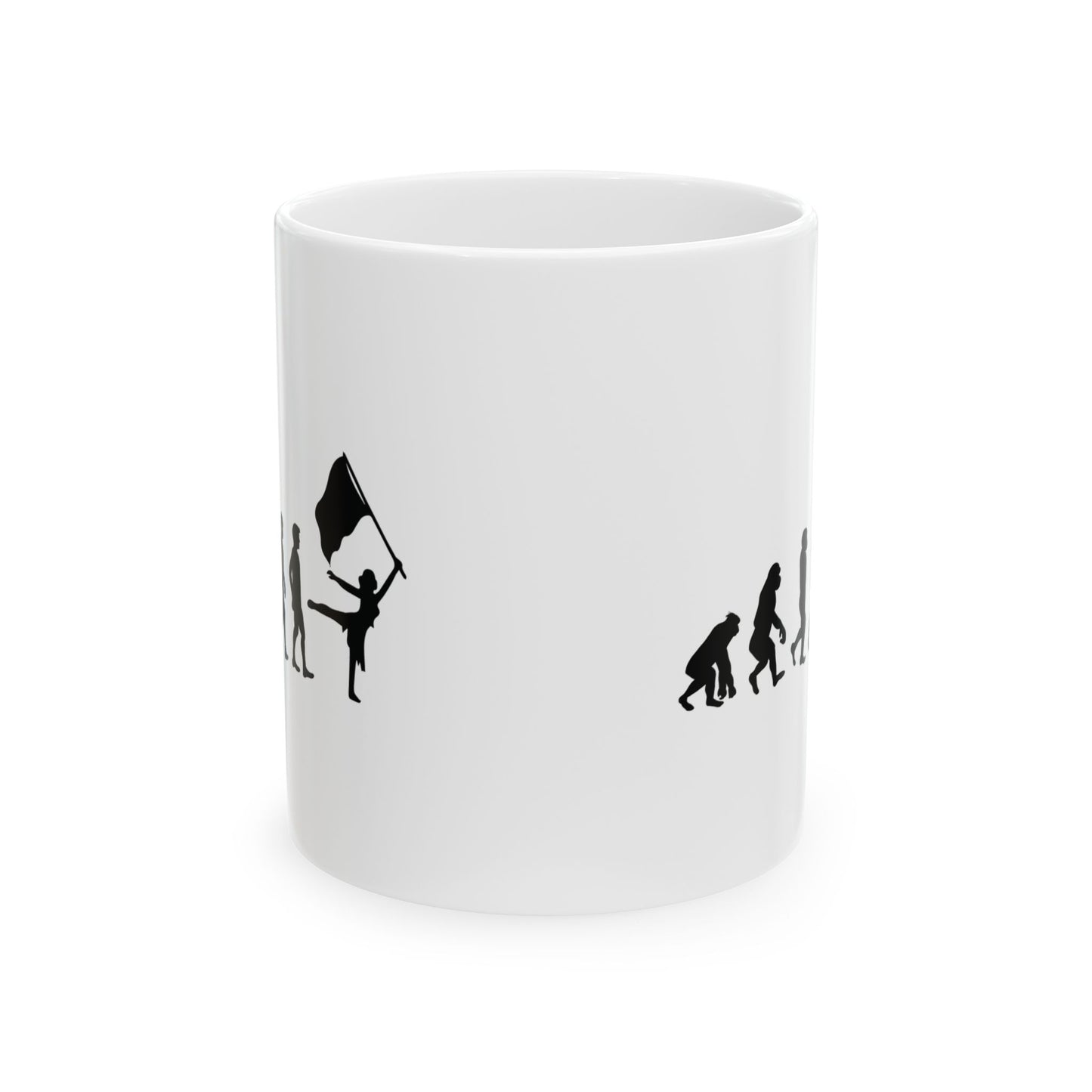 Color Guard Mug - Funny Evolution Design for Fans & Performers