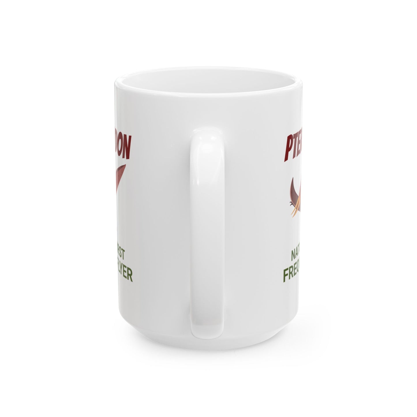 Dinosaur Fossil Mug Pteranodon Flying Reptile for Archaeology Enthusiasts