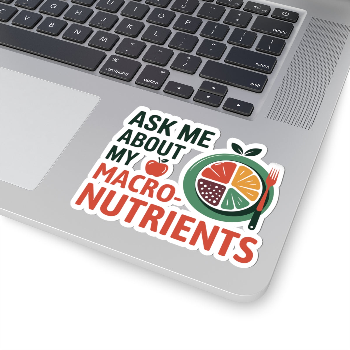 Macro Nutrient Dietitian Sticker - Ask Me Nutrition Vinyl Decal for Registered Dietitians, Nutritionists