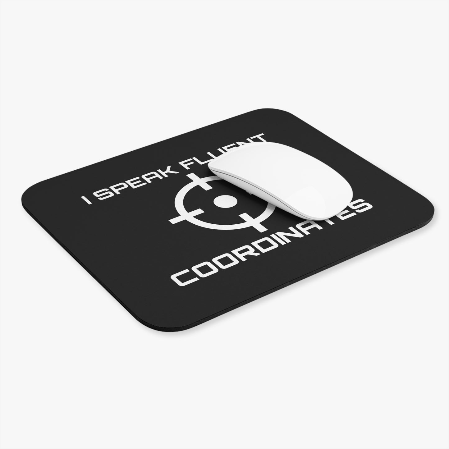 GIS Surveying Engineering Mouse Pad - Coordinates Non-Slip Rubber Base for Geospatial & Mapping Professionals