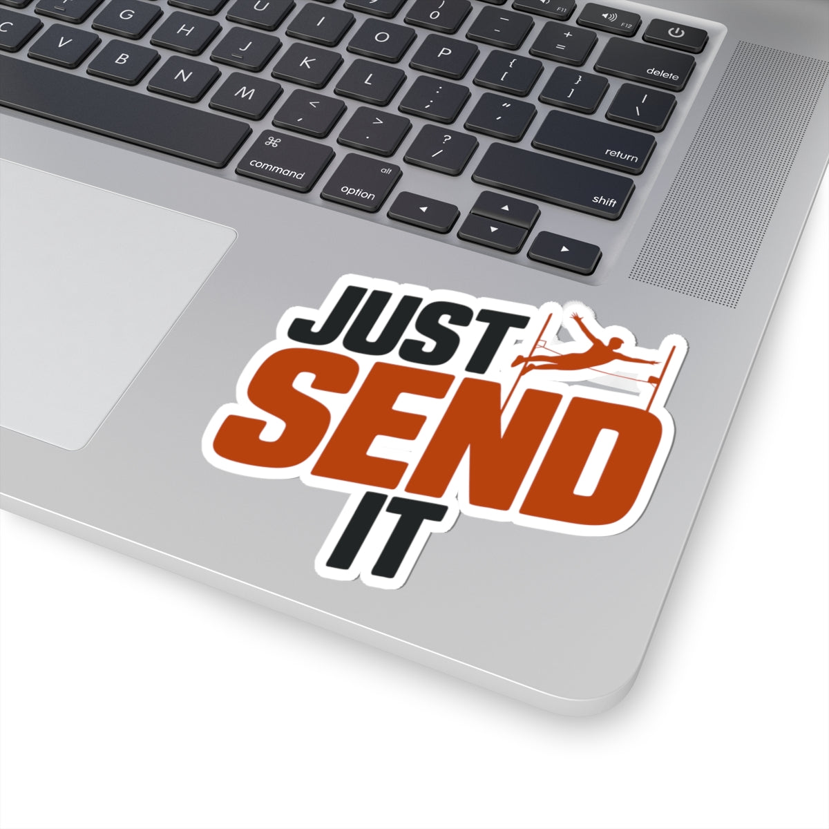 Pole Vault Sticker – Bold Just Send It Fearless Sport Decal for Track & Field Athletes Teen Vaulters