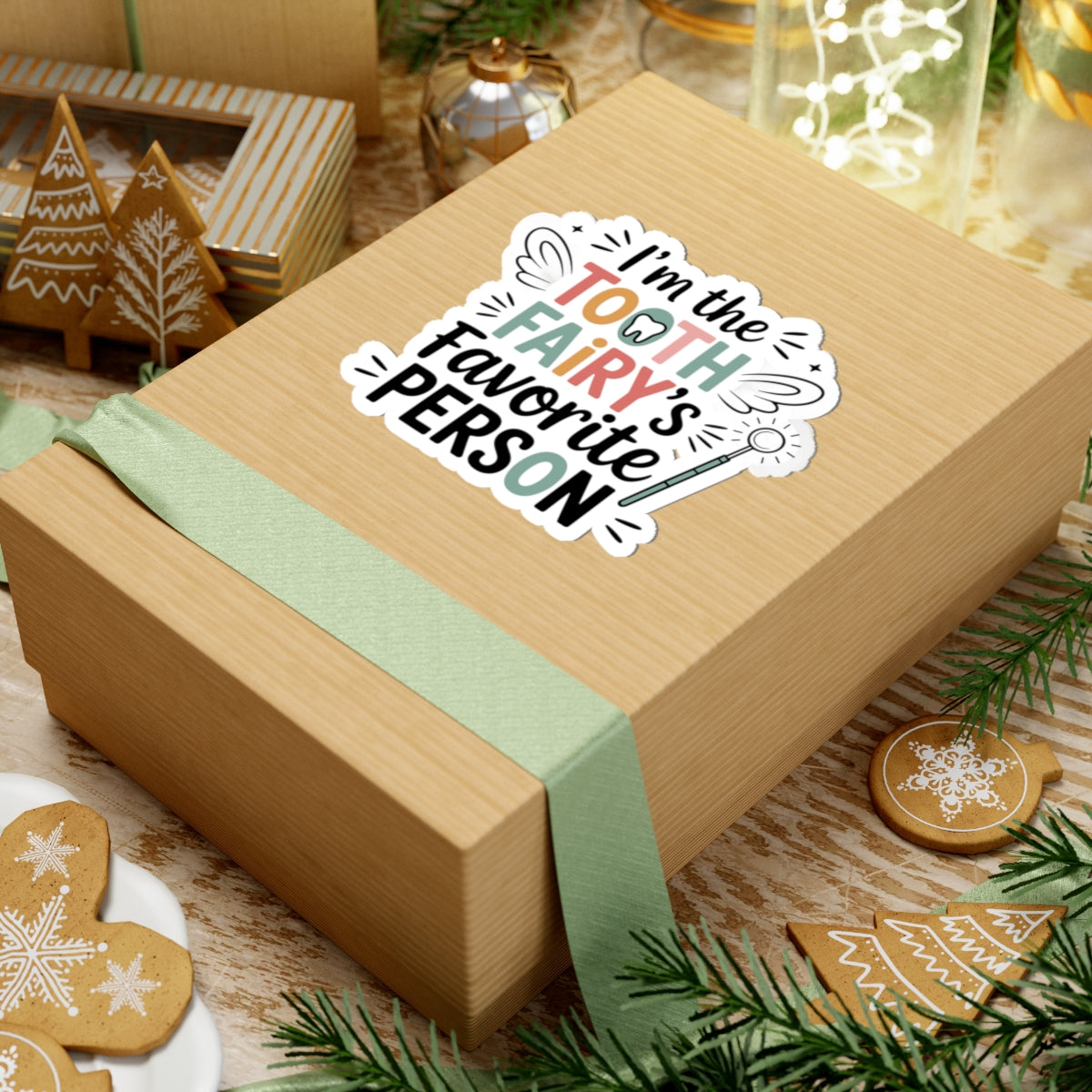 Tooth Fairy's Favorite Sticker - Dental Lab Pride Vinyl Decal for Crown & Prosthetic Technicians