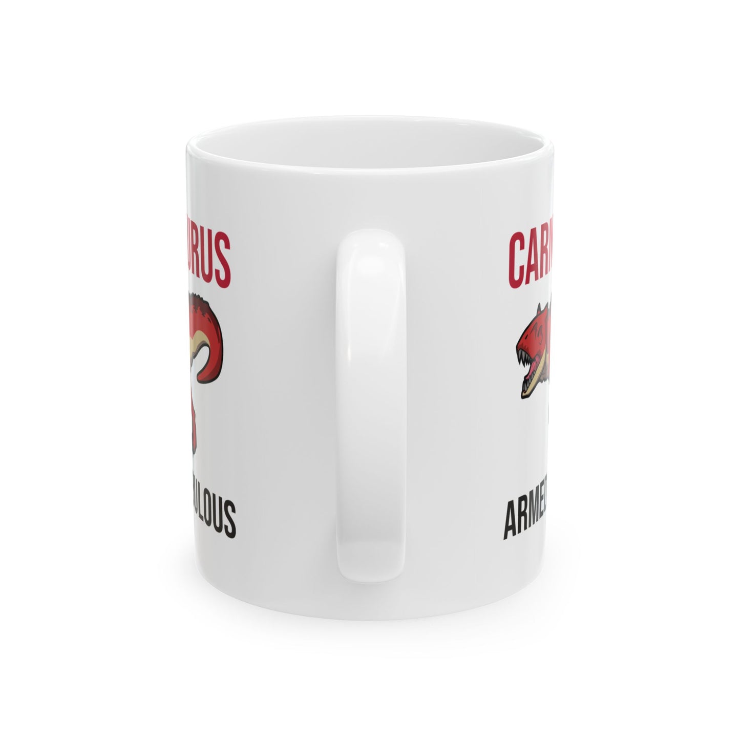 Dinosaur Fossil Mug - Carnotaurus, Horned - Dino Fan Gift