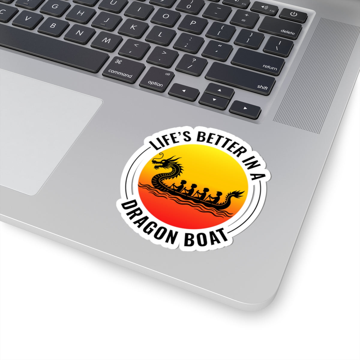 Dragon Boat Life Sticker - Team Spirit Vinyl Decal for Paddlers & Rowing Enthusiasts