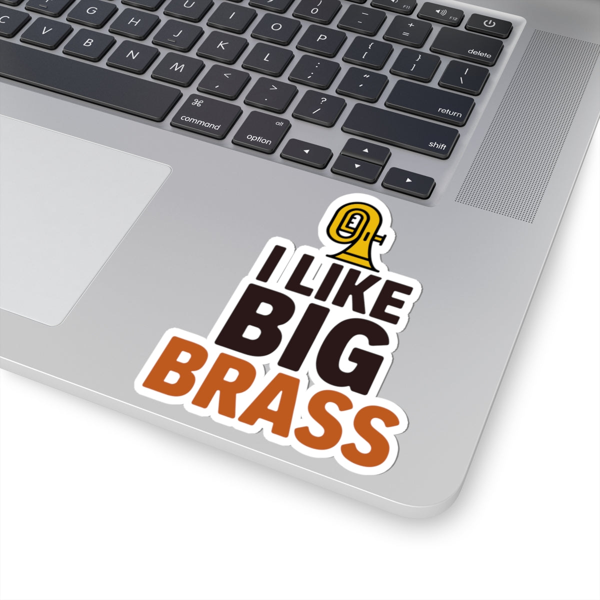 Tuba Enthusiast Sticker - Big Brass Humor Vinyl Decal for Musicians