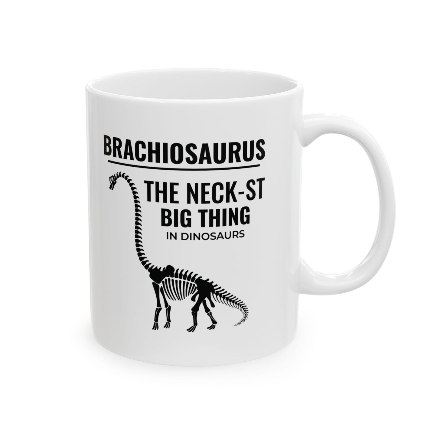 Brachiosaurus Dinosaur Fossil Mug - The Neck-st Big Thing