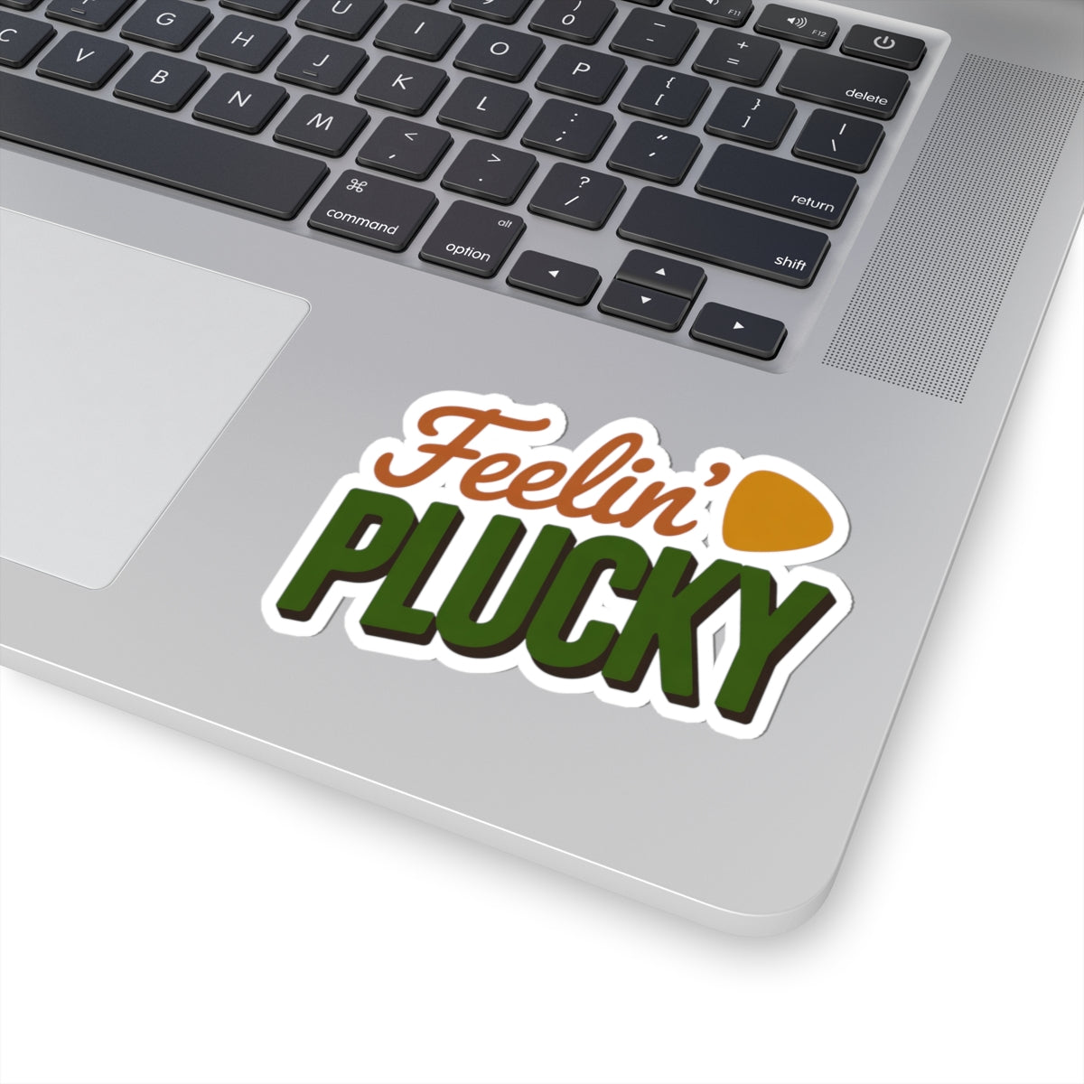 Banjo Sticker – Playful Pun Script Humor Decal for Bluegrass Musicians Folk String Instrument Players