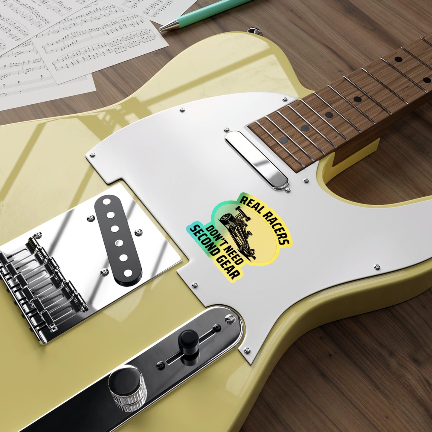 Dragster Drag Racing Holographic Stickers Vinyl – Straight Line Speed Decal for Track Warriors