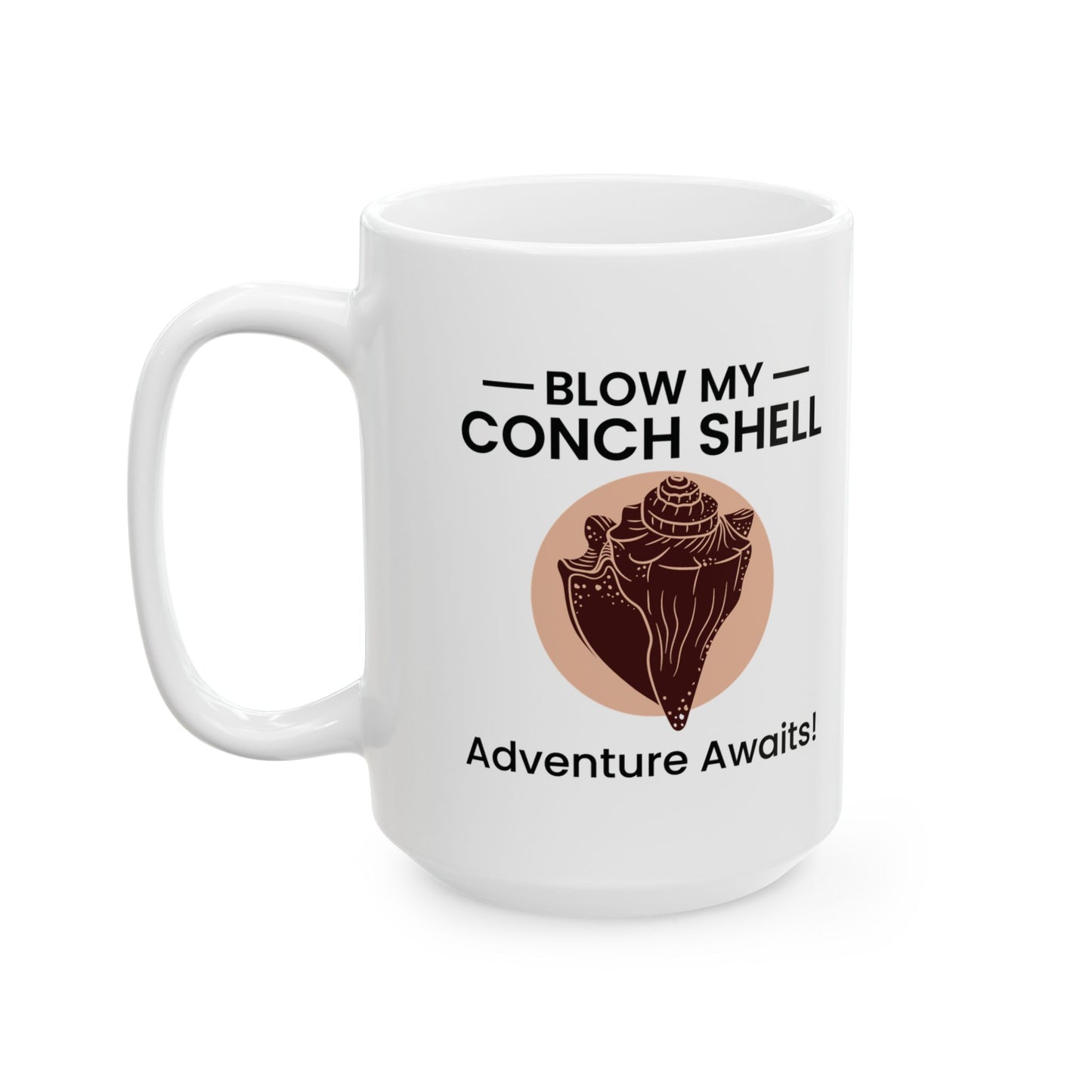 Conch Shell Mug for Adventurers and Island Explorers