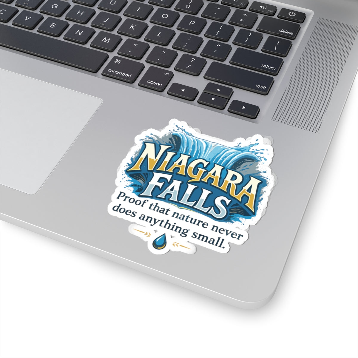 Niagara Falls Sticker - New York Nature Waterfall Vinyl Decal for Travelers Water Bottle Laptop Car Bumper