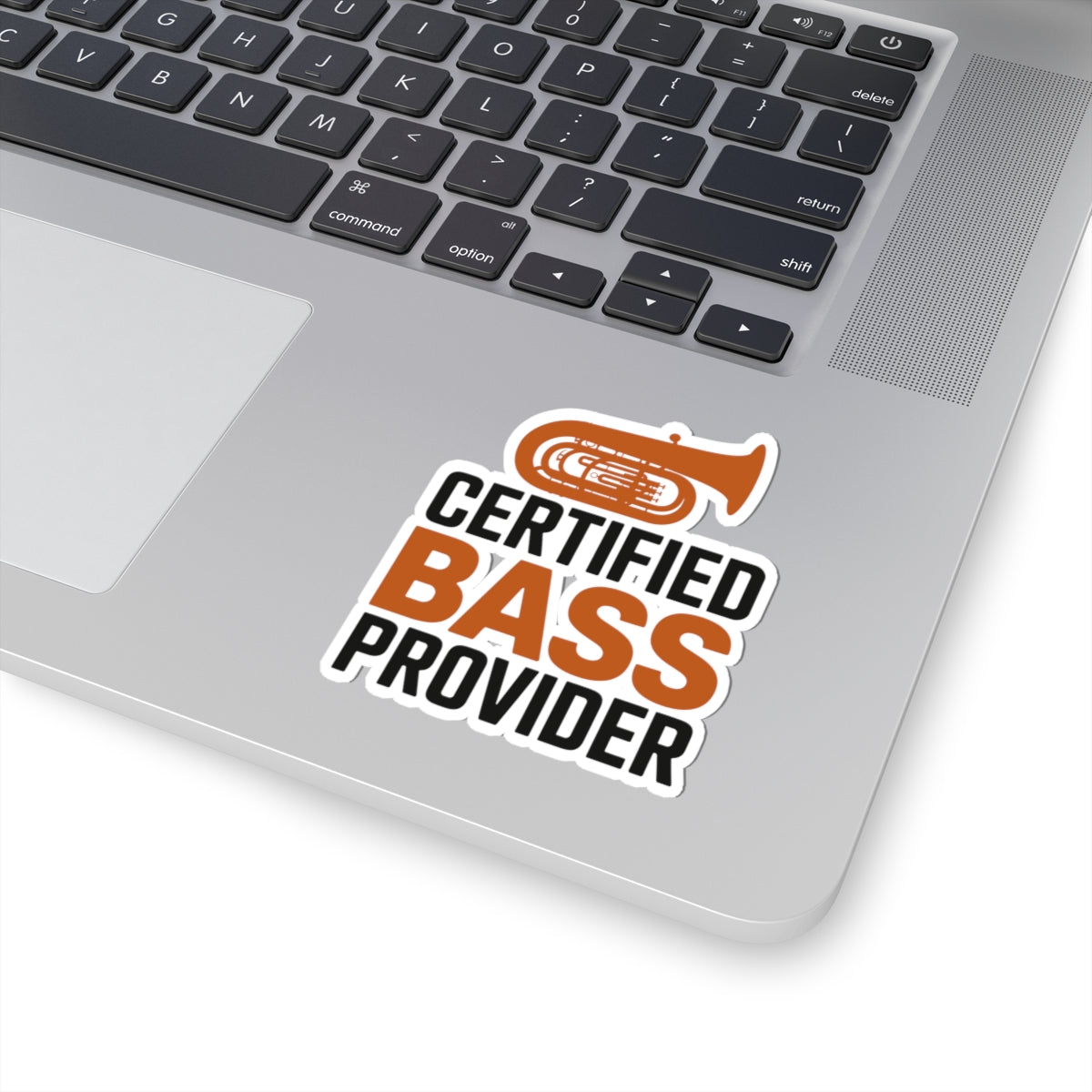 Tuba Professional Sticker - Certified Bass Provider Vinyl Decal for Low Brass Musicians
