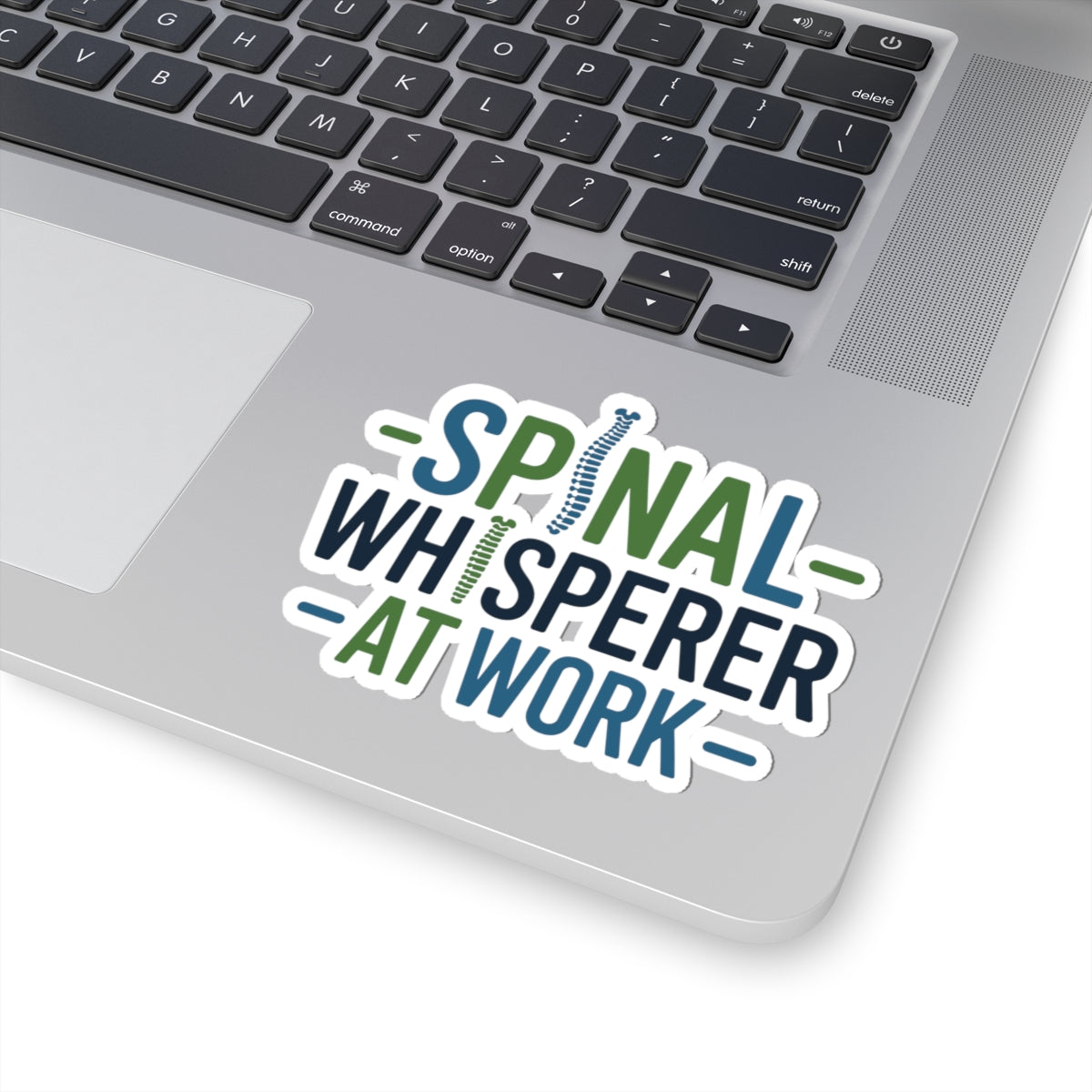 Spinal Whisperer Sticker - Funny Chiropractor Vinyl Decal for Chiropractic Students, Back Pain Relief, and Spine Health