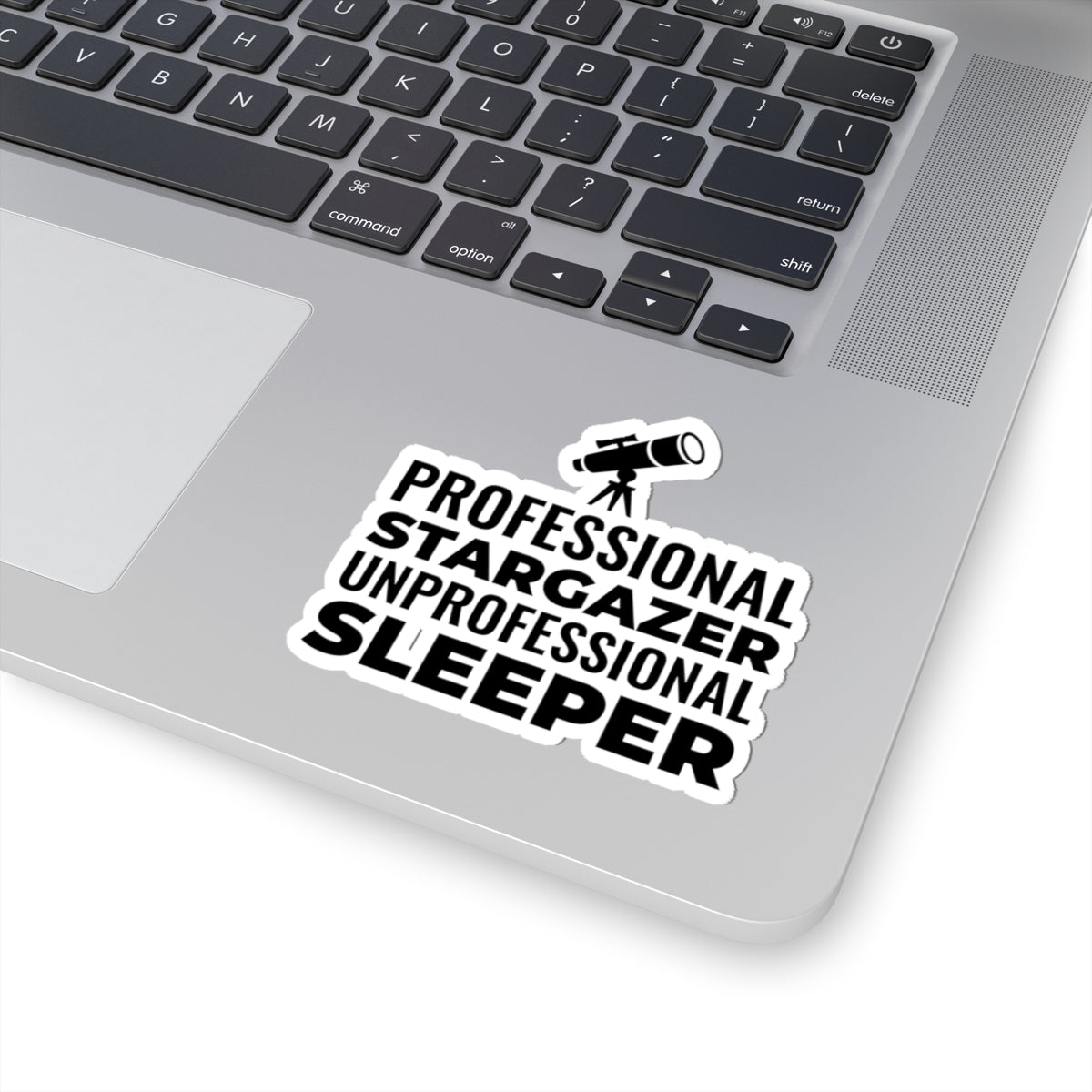 Stargazer Humor Sticker - Sleep-Deprived Astronomer Vinyl Decal for Night Sky Lovers