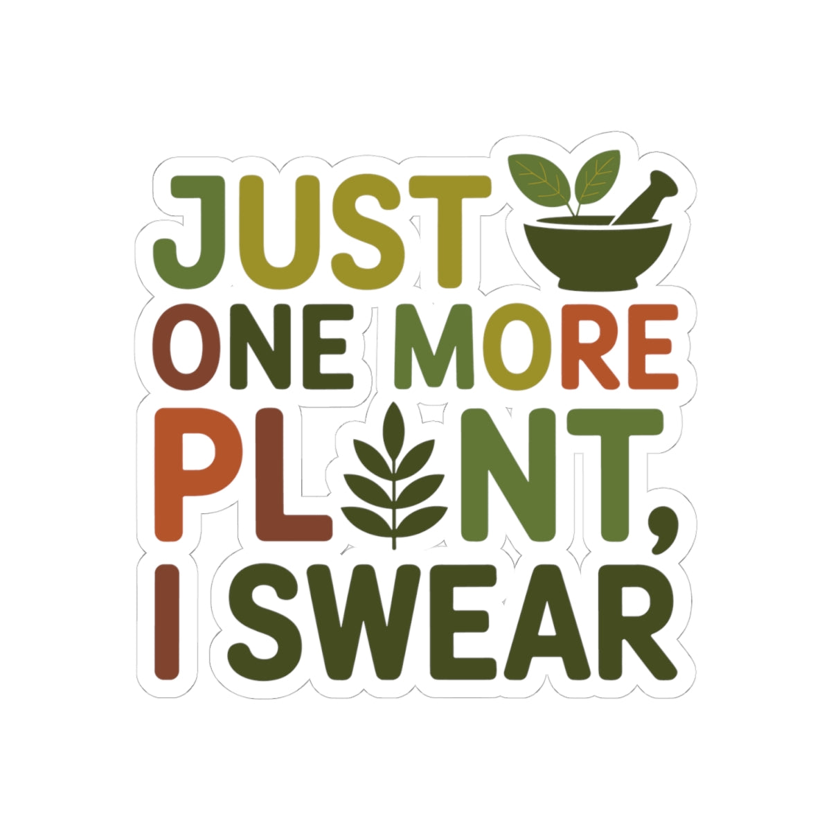 Herbalist Humor Sticker - Plant Collector Vinyl Decal for Herbalists, Botanical Enthusiasts