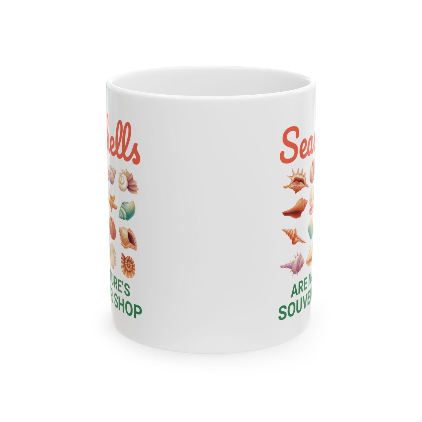 Seashell Collector Mug - Nature's Souvenir Shop Design