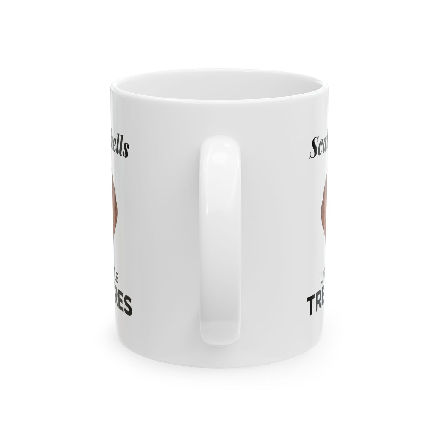 Scallop Shell Mug, Ocean Treasures, Beach Lover Gift