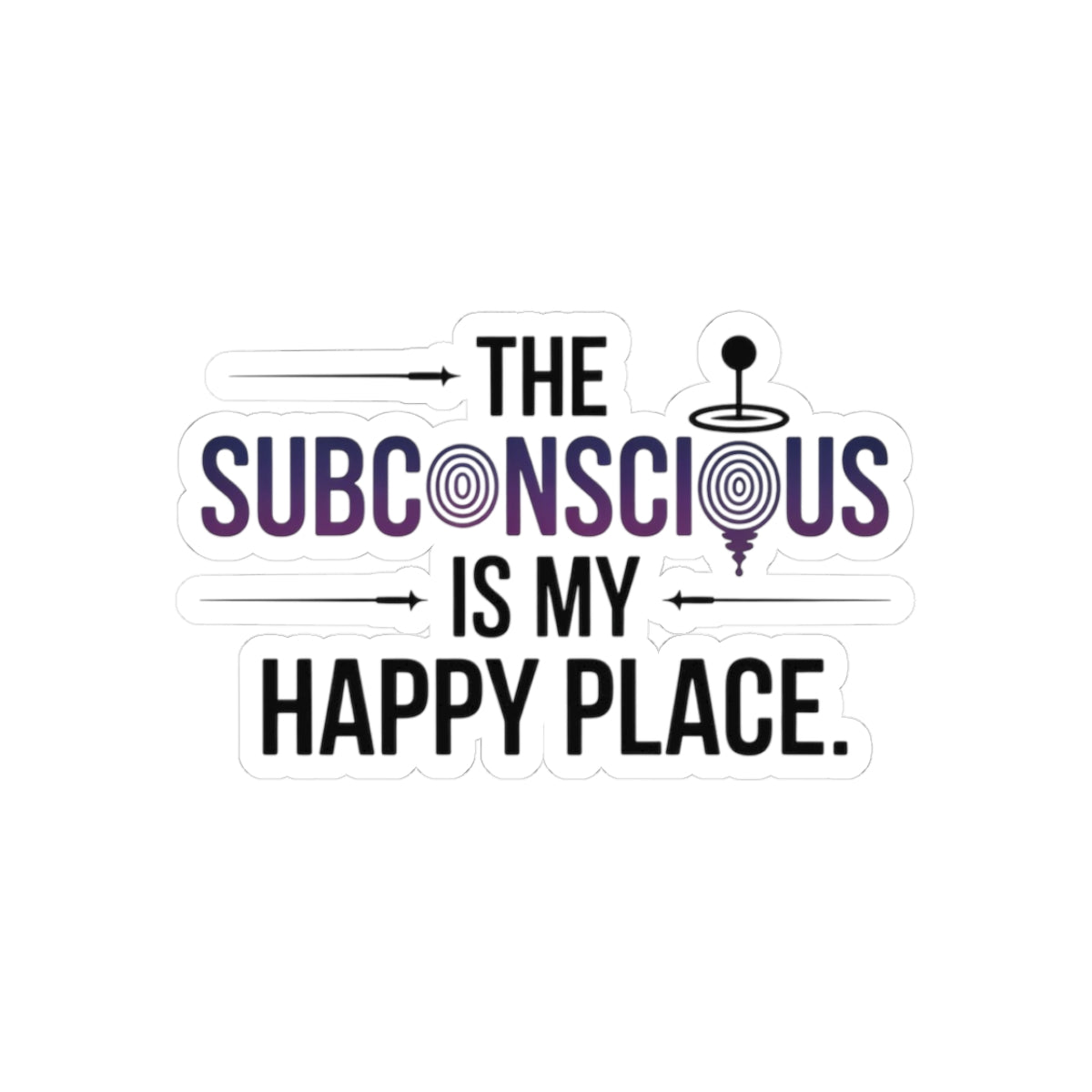 Hypnotist Passion Sticker - Subconscious Exploration Vinyl Decal for Hypnotists, Deep Mind Adventurers