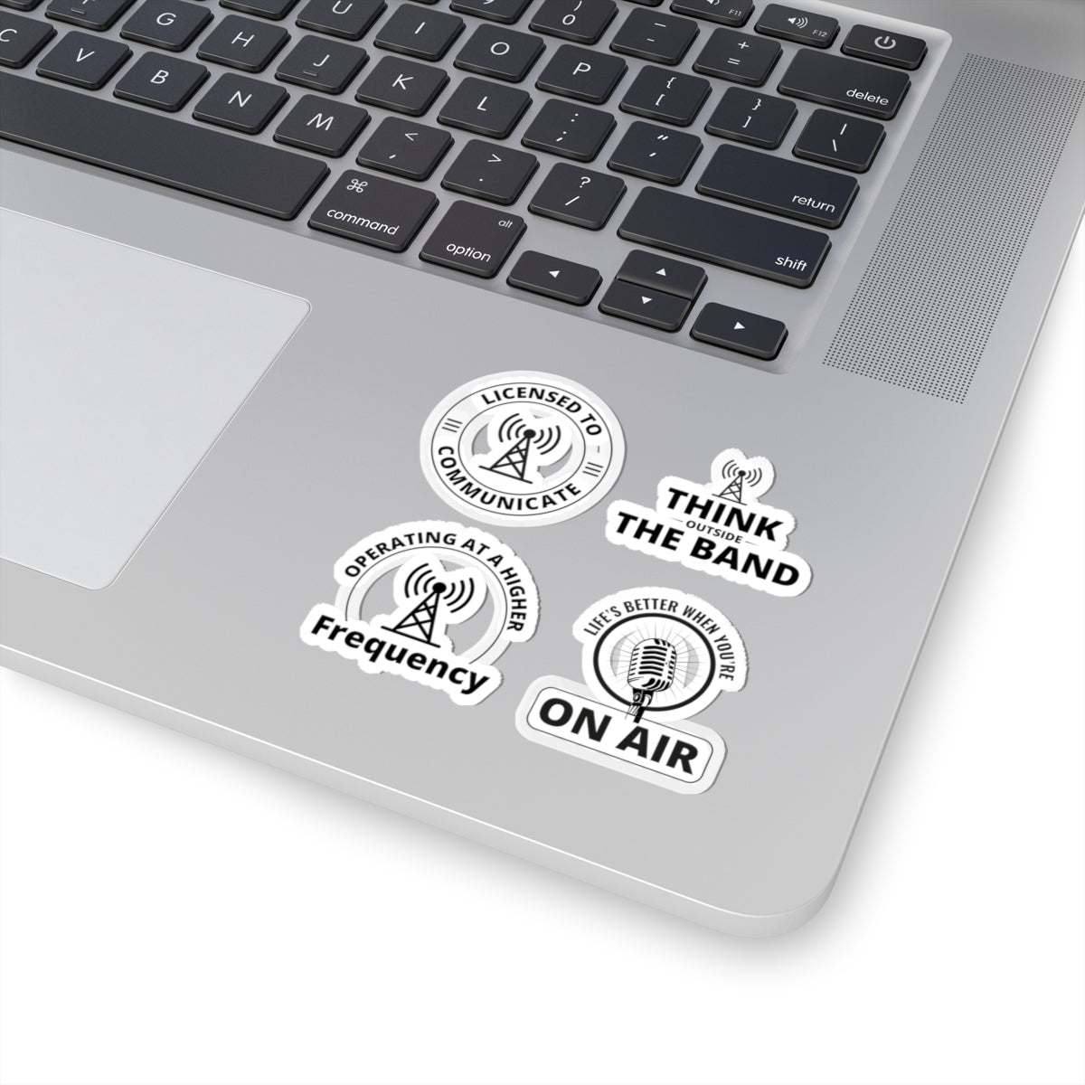 Ham Radio Sticker Pack – 4 PCS Witty Licensed Operator Frequency Decals for Amateur Radio Fans Hobbyists