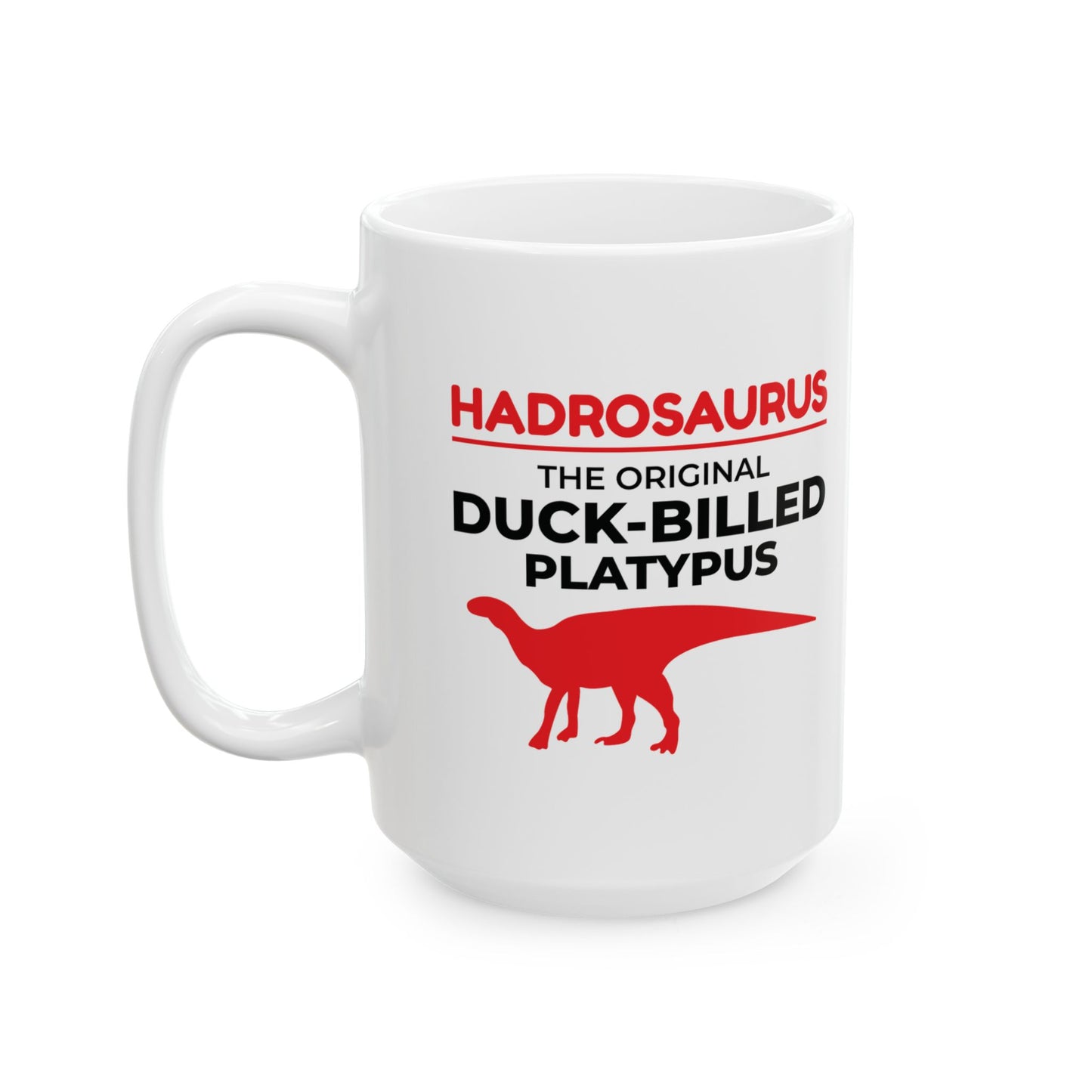 Dinosaur Fossil Mug - Hadrosaur, Duck-Billed - Fossil Hunter