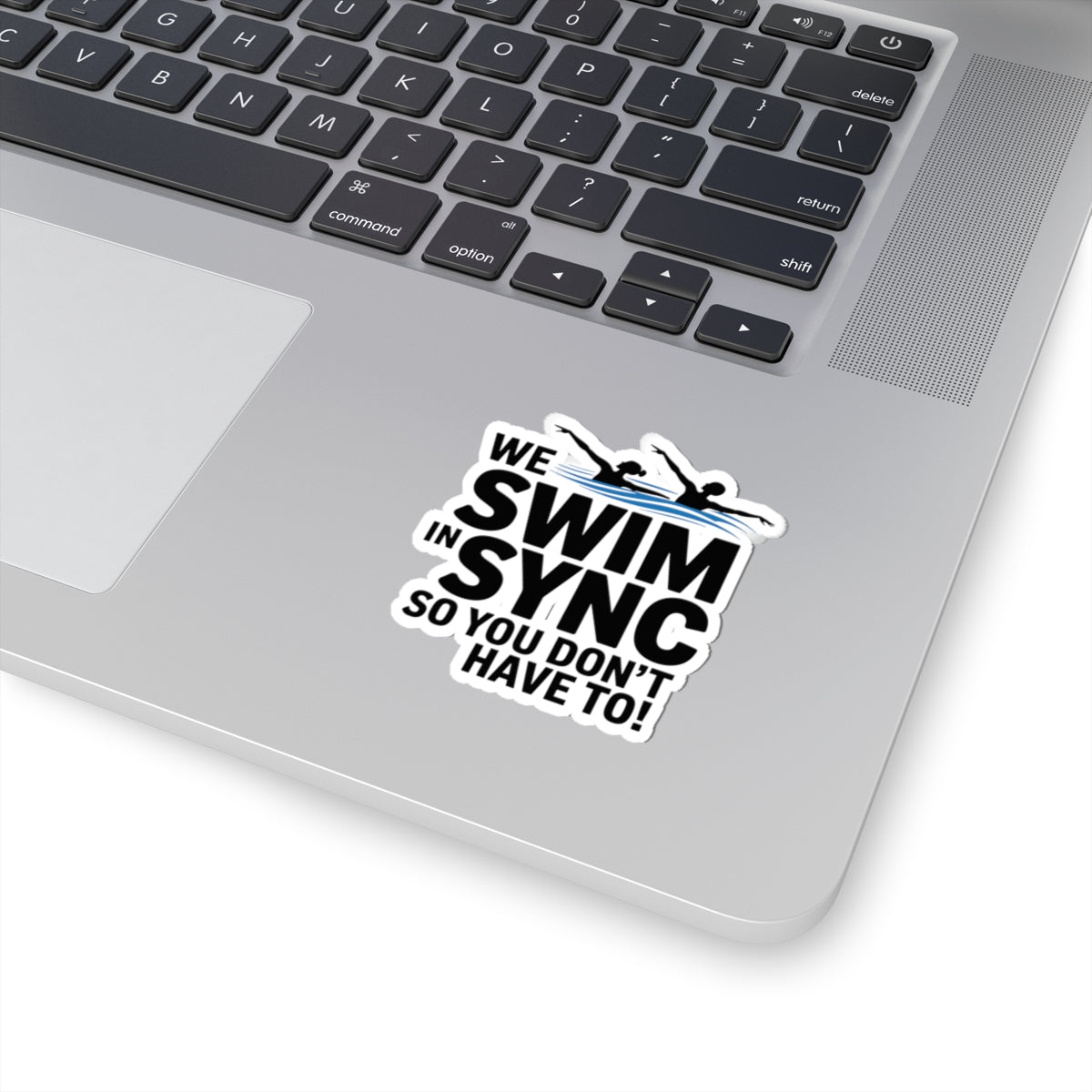 Funny Synchronized Swimming Sticker - Team Sport Vinyl Decal for Swimmers and Coaches