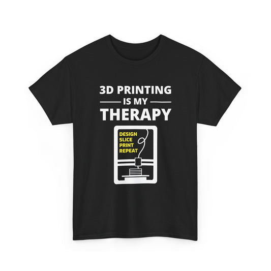 3D Printer T-Shirt – Minimalist Therapy Graphic for Makers Hobbyists