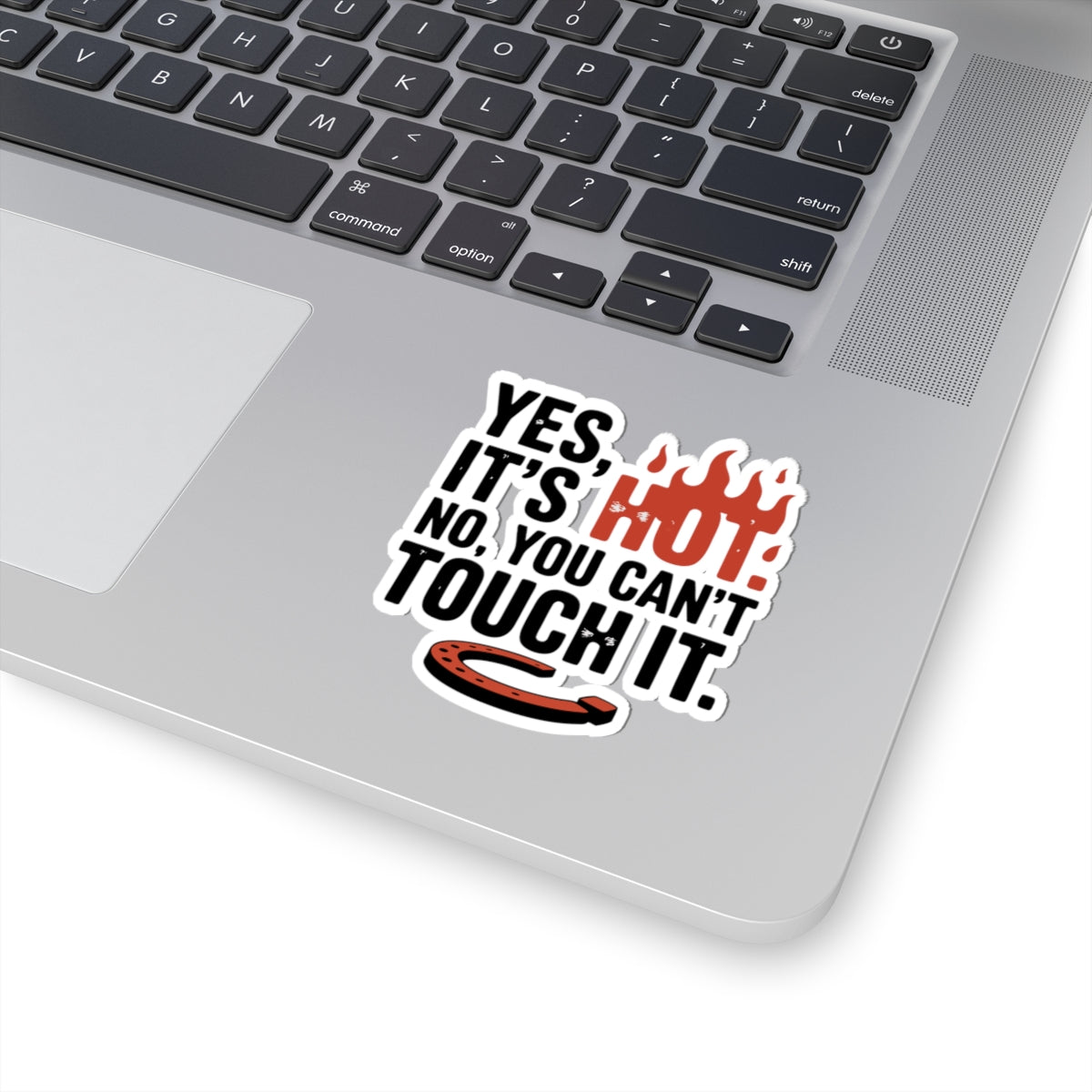 Farrier Horseshoe Sticker – Funny Hot Forge Humor Decal for Blacksmiths Metalworkers