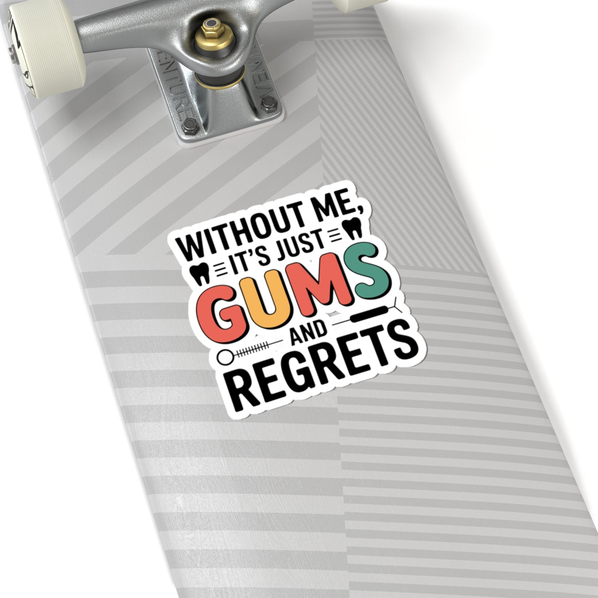 Denture Lab Humor Sticker - Essential Technician Vinyl Decal for Removable Prosthetics