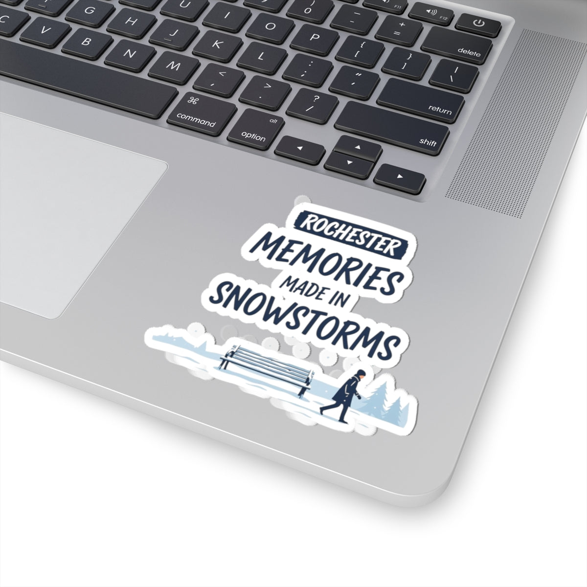 Rochester Winter Sticker - Snowstorm Nostalgia Vinyl Decal for Lake Effect Veterans