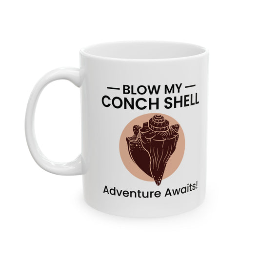 Conch Shell Mug for Adventurers and Island Explorers