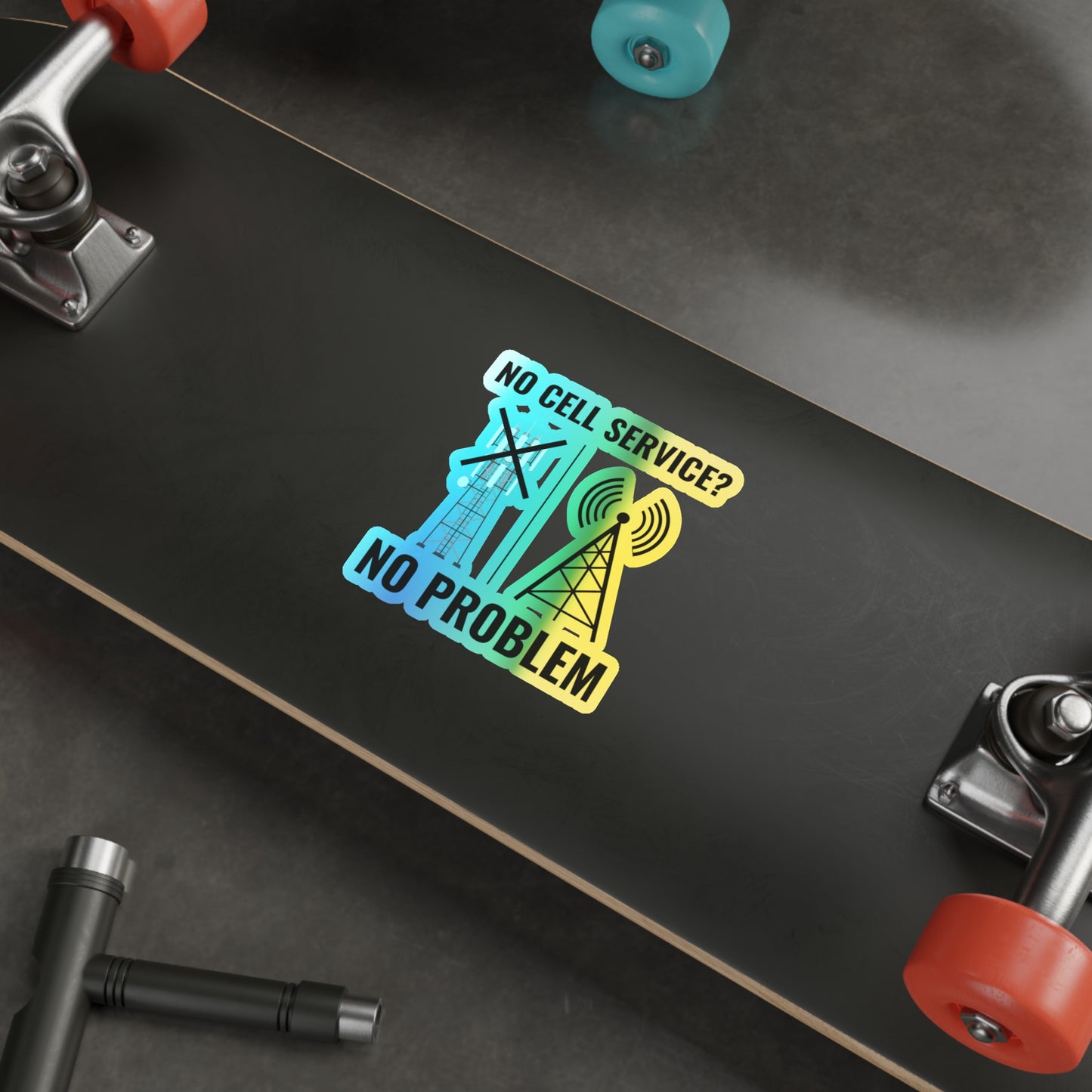 Amateur Ham Radio Operator Stickers Holographic Vinyl Decal - Independent Comms & Off-Grid Ops