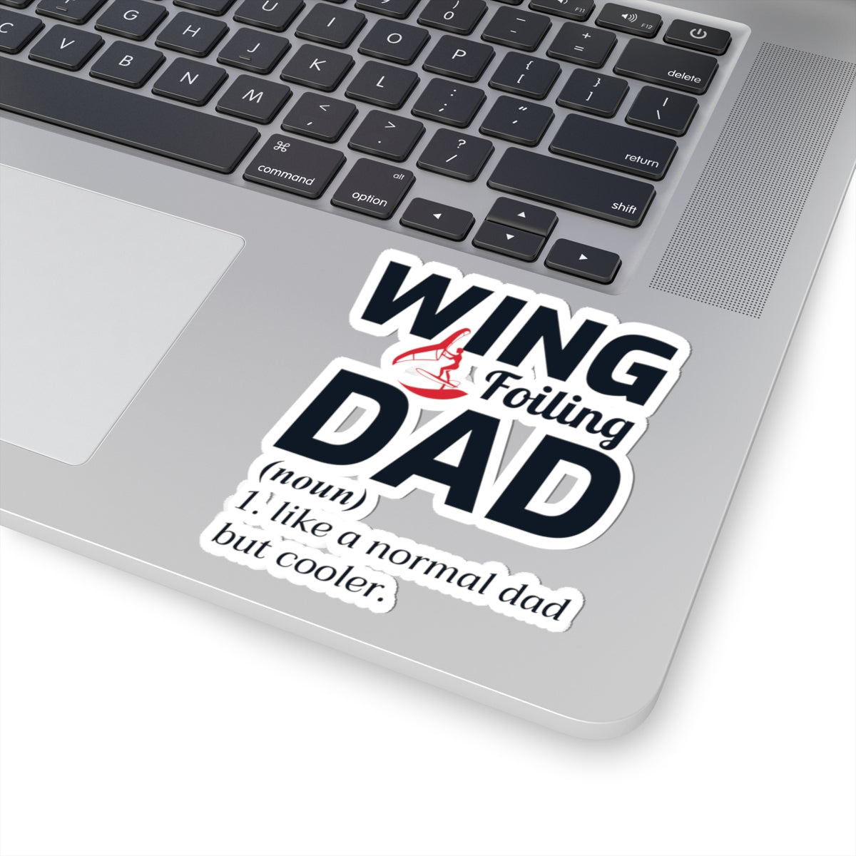 Wing Foiling Dad Sticker - Vinyl Decal for Proud Fathers & Water Sports Fans