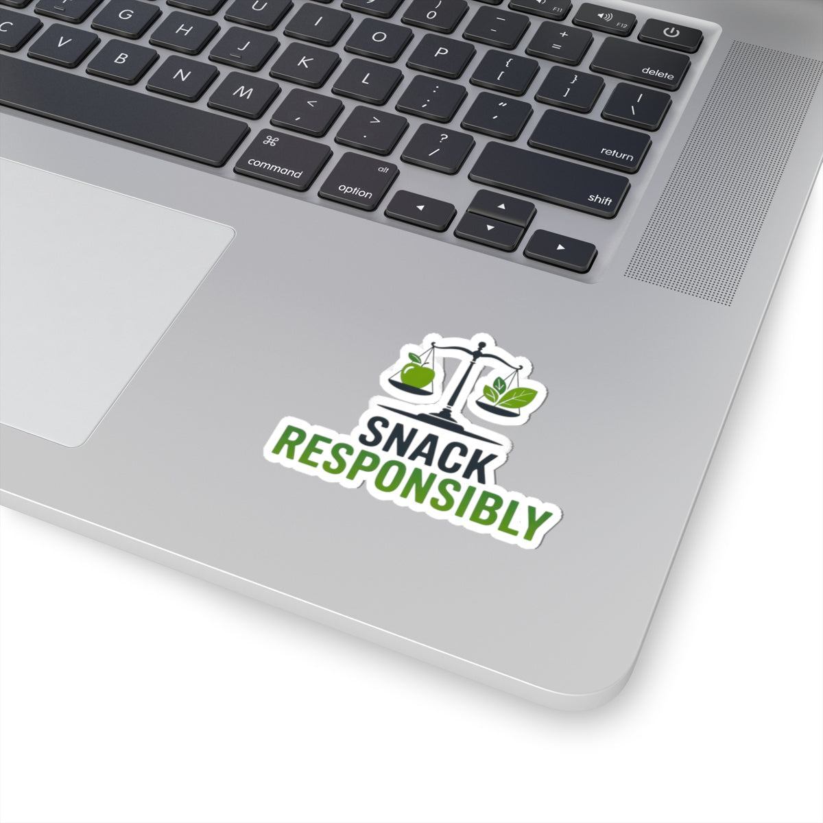 Mindful Snacking Professional Sticker - Healthy Habits Decal for Therapists, Dietitians, Educators