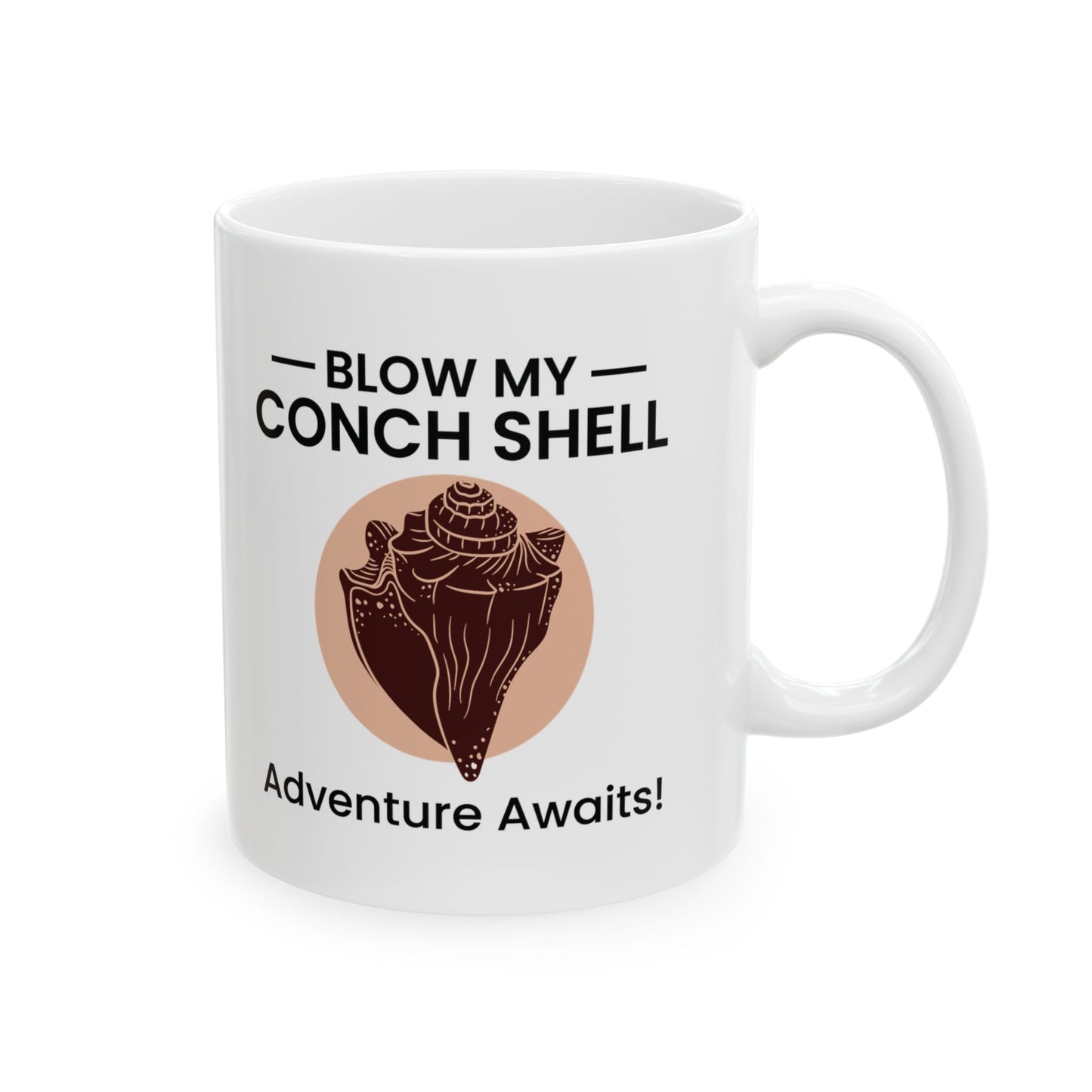 Conch Shell Mug for Adventurers and Island Explorers