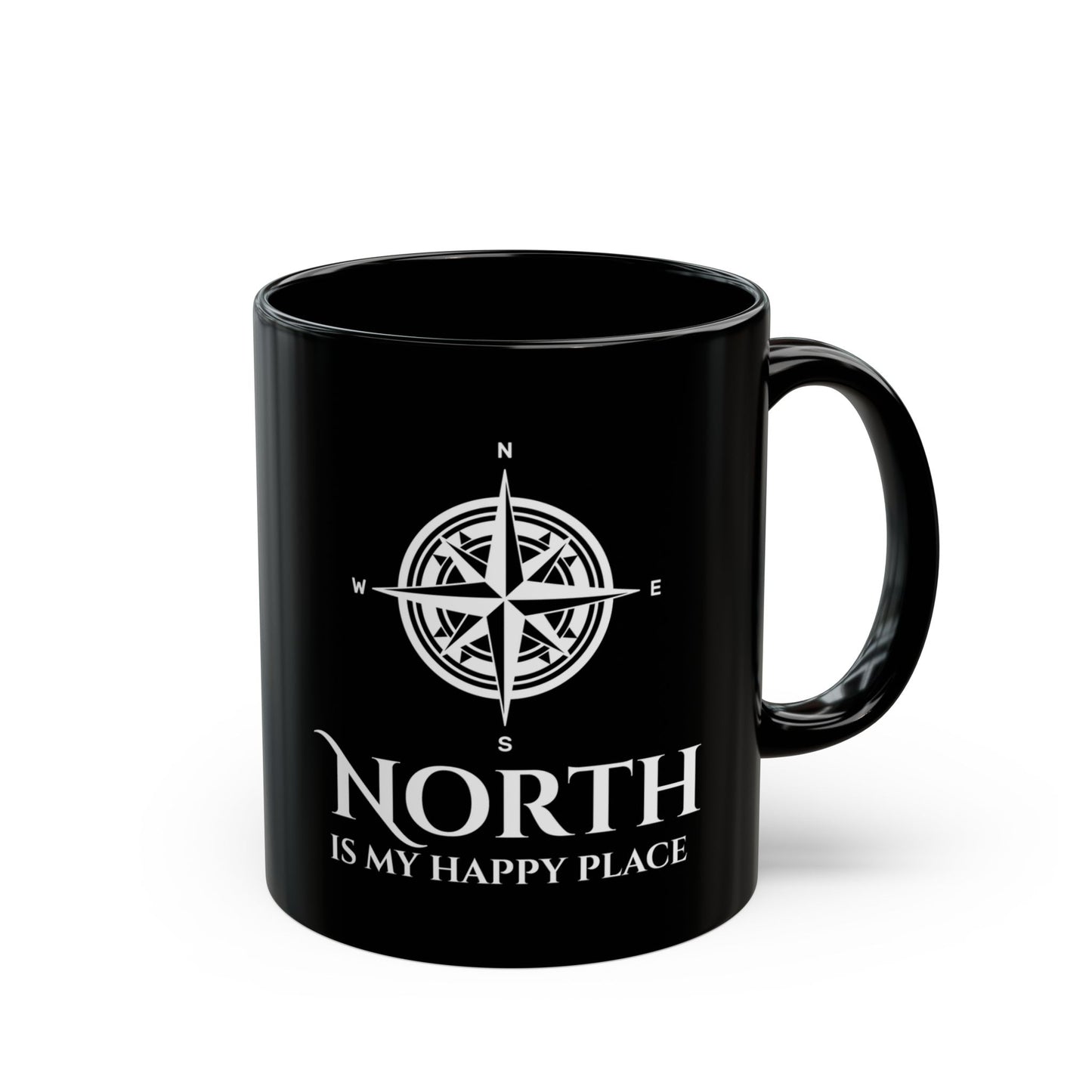 True North Mug - Geographer's Happy Place Coffee Cup for Cartographers & Navigators