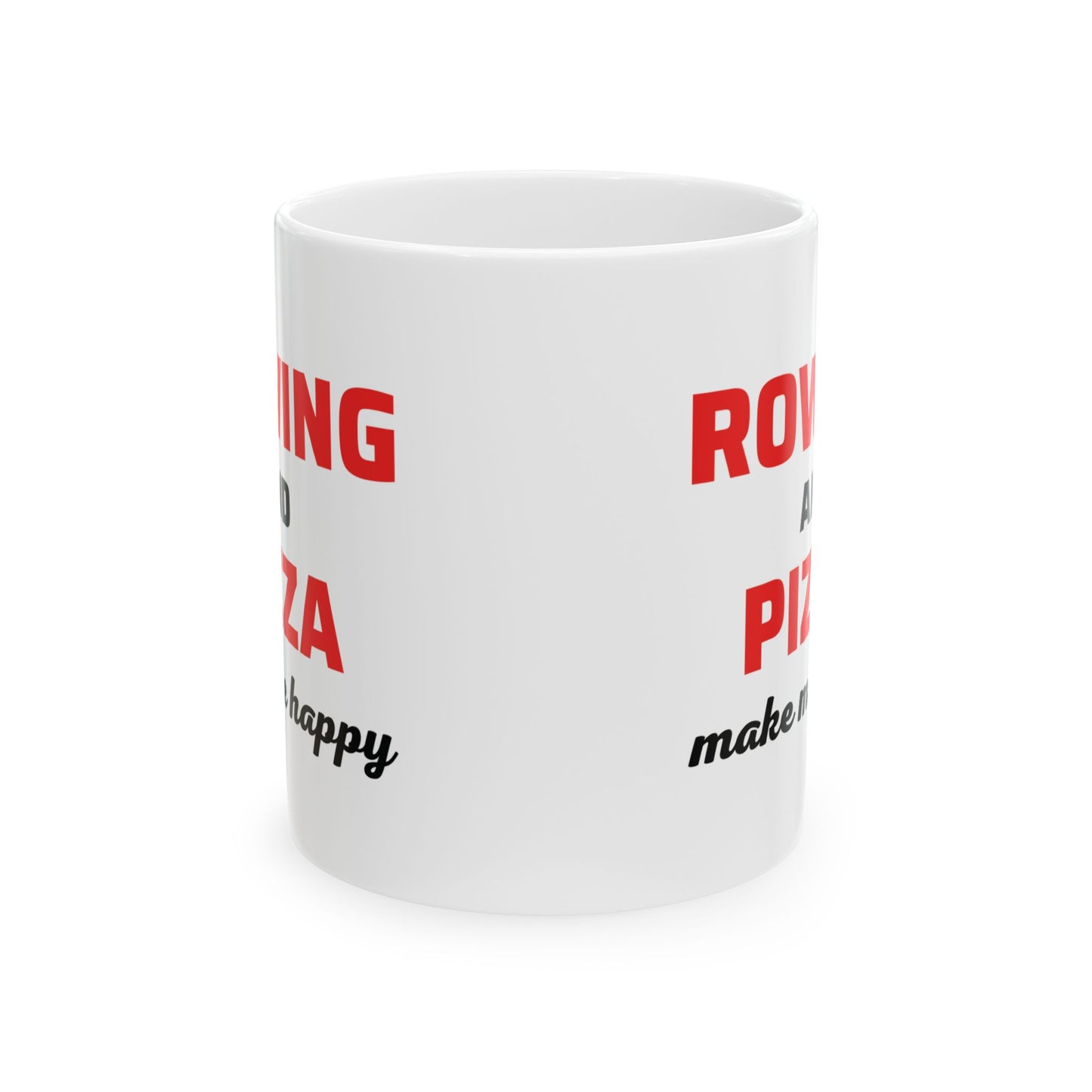 Rowing Mug Post Practice Athlete Recovery Pizza Foodie