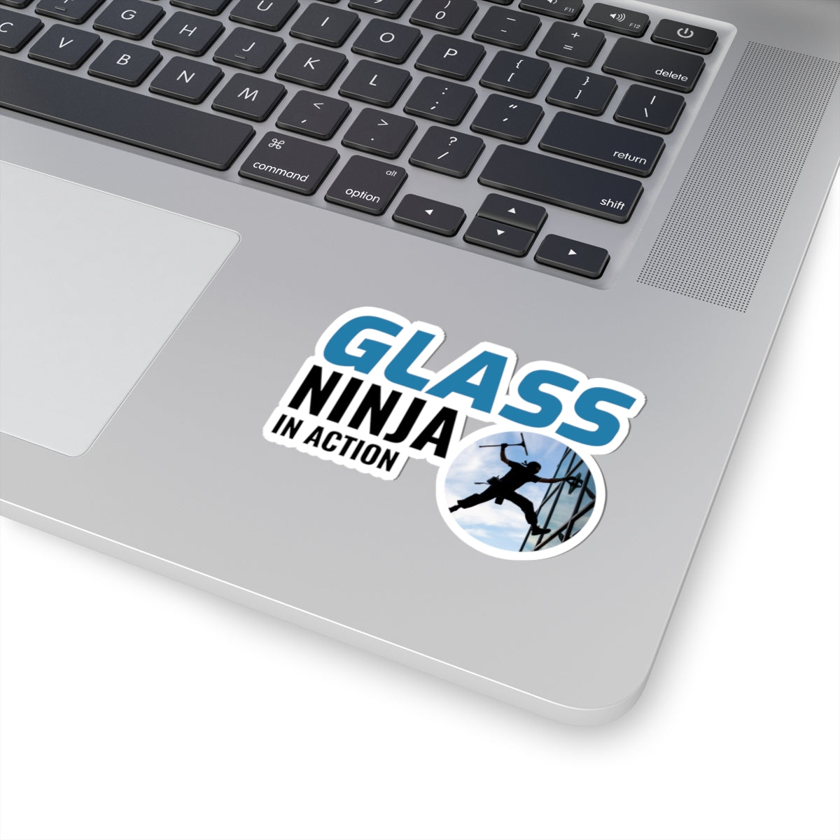 Window Cleaner Sticker - Glass Ninja Vinyl Decal for Professionals & Technicians