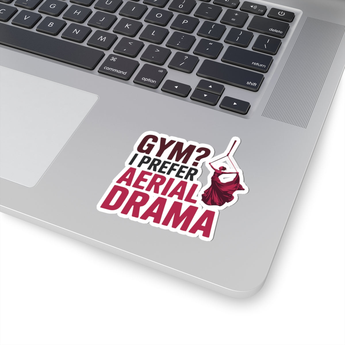 Aerial Silk Sticker – Funny Aerial Drama Quote Decal for Aerialists, Circus Performers & Silk Dancers