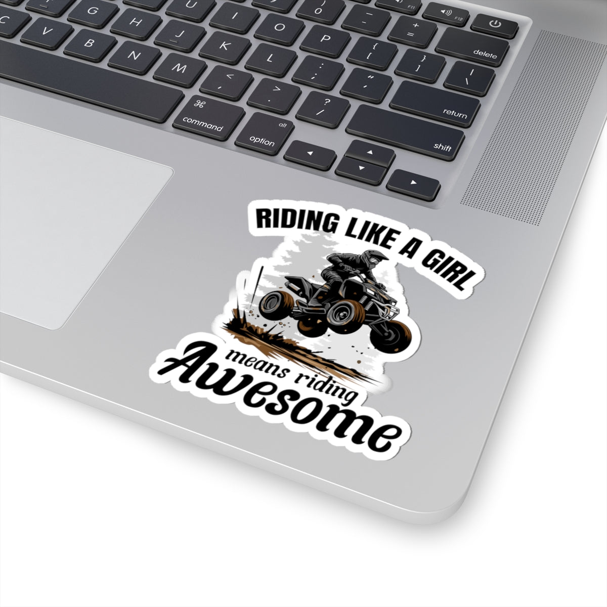 ATV Sticker Vinyl Quad Bike Motocross Racing Women Riders Dirt Trail Female Motorsports Enthusiasts