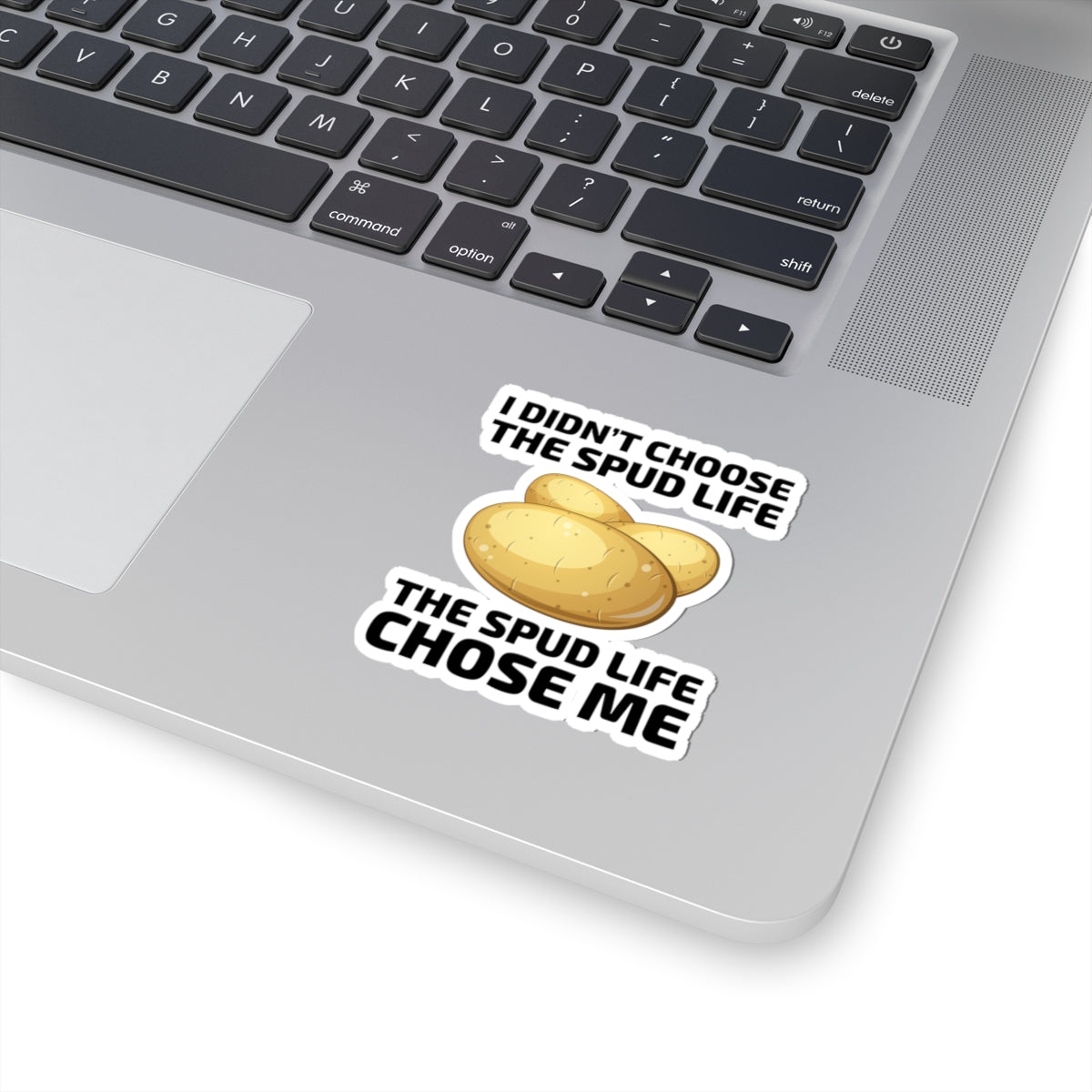 Spud Life Sticker - Potato Humor Vinyl Decal for Gardeners & Vegetable Enthusiasts
