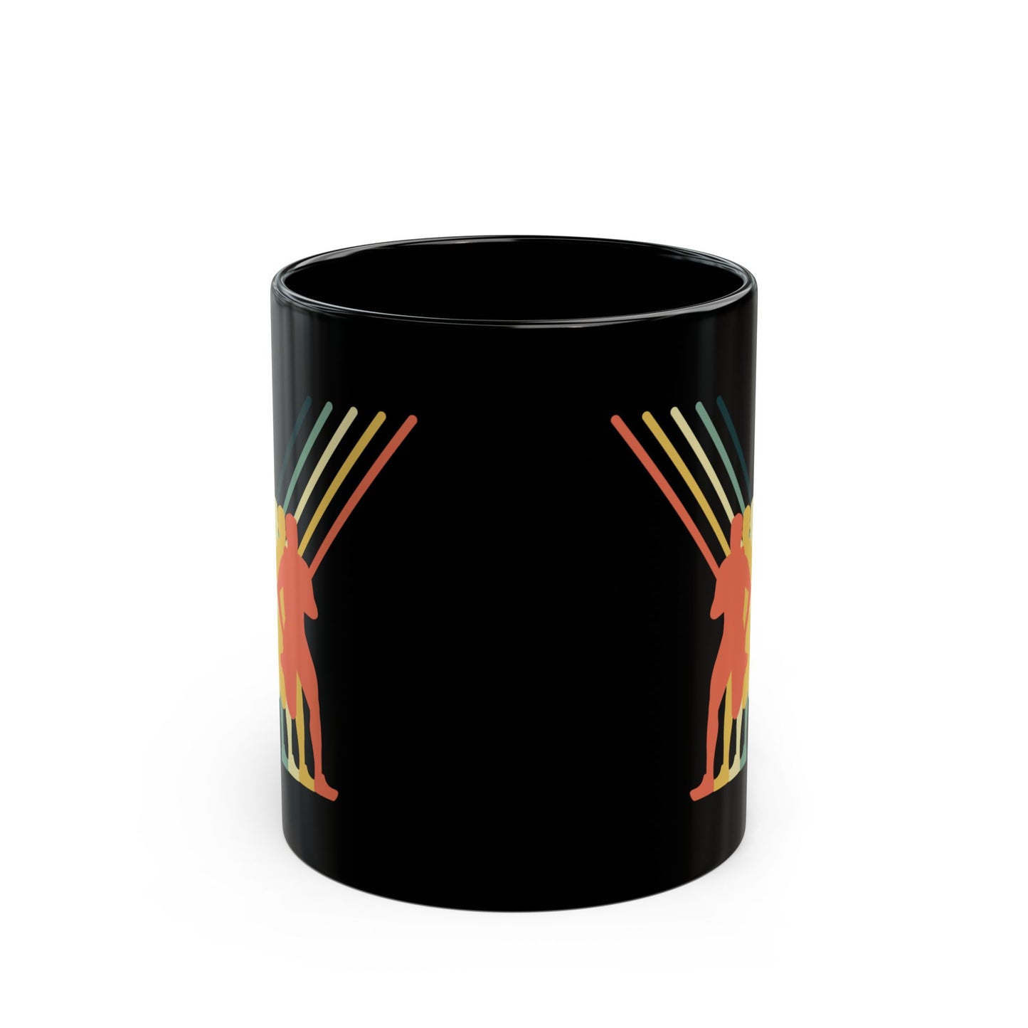 Pole Vault Mug Black – Training Gift for Athletes Jumpers Coaches Track Enthusiasts