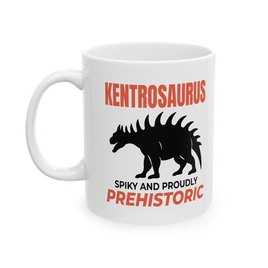 Dinosaur Fossil Mug - Kentrosaurus, Spiky - Dino Collector Mug