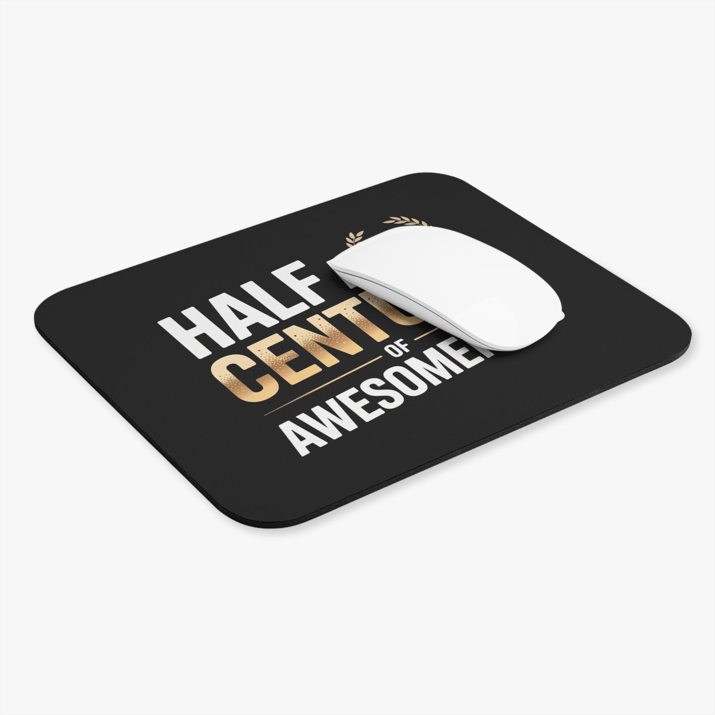 Funny 50th Birthday Mouse Pad - Vintage Born Non-Slip Rubber Base Coworker Boss Dad Mom Gift