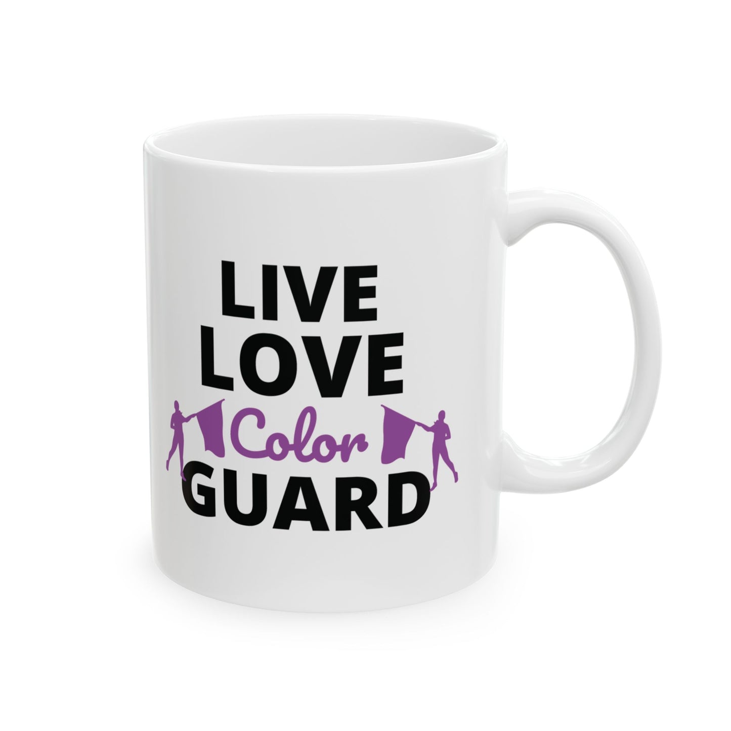 Color Guard Mug - Live Love Colors Design for Enthusiasts
