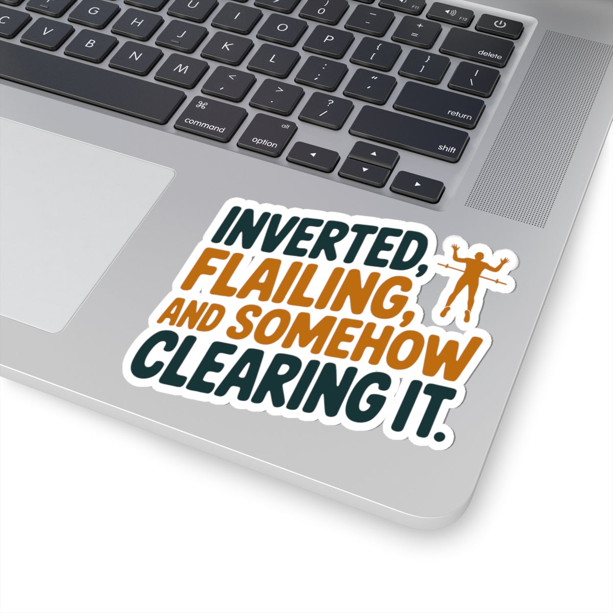 Pole Vault Sticker – Hilarious Relatable Humor Decal for Track and Field Athletes, Competitive Vaulters & Sport Enthusiasts