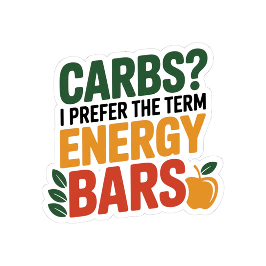 Positive Nutrition Sticker - Energy Bars Vinyl Decal for Registered Dietitians, Nutritionists