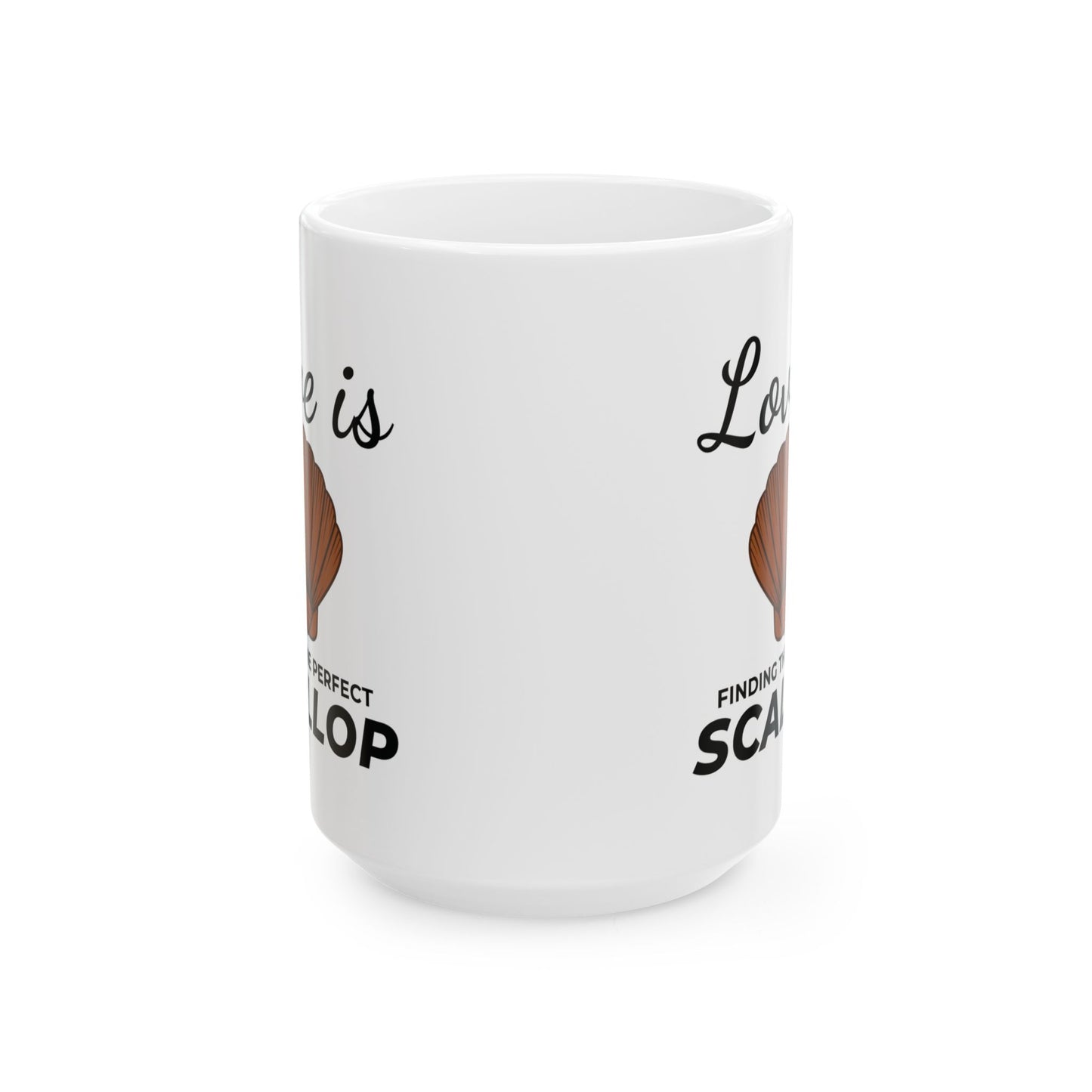 Perfect Scallop Mug, Ocean Love, Beach Treasure Gift