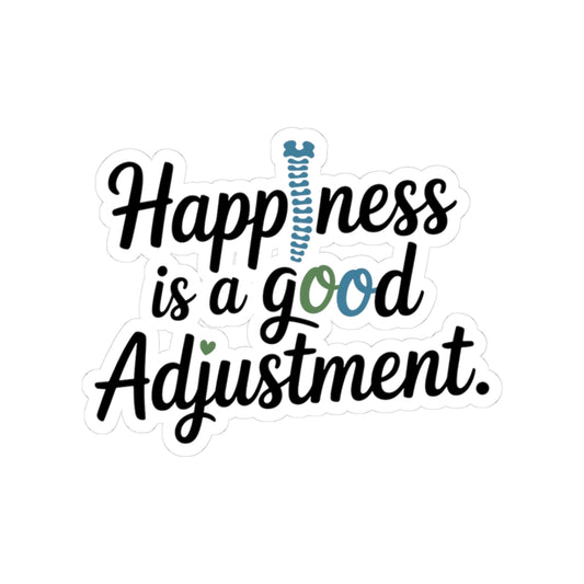 Positive Chiropractic Sticker - Inspirational Chiropractor Vinyl Decal for Chiropractic Clinics and Professionals