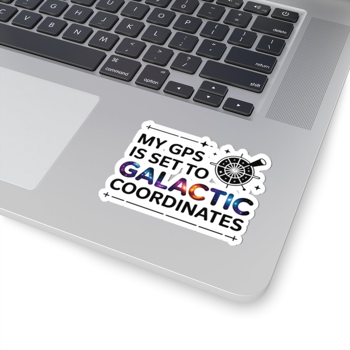 Galactic GPS Sticker - Celestial Navigation Vinyl Decal for Space Explorers & Astronomers