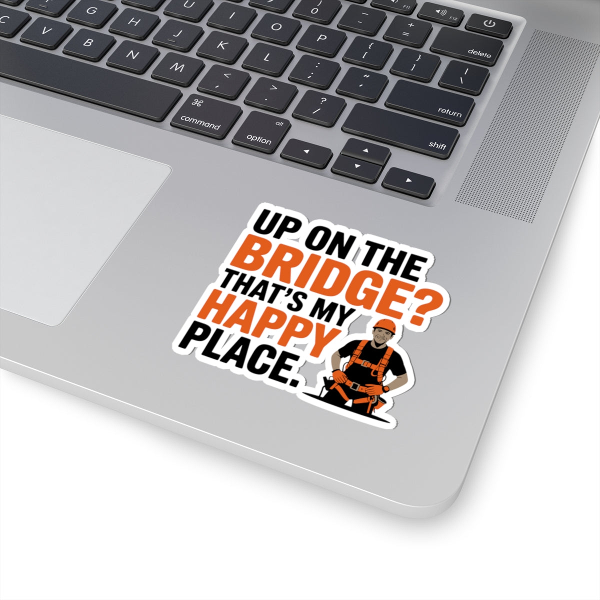 Bridge Inspector Sticker - Happy Place Vinyl Decal for Engineers & Techs