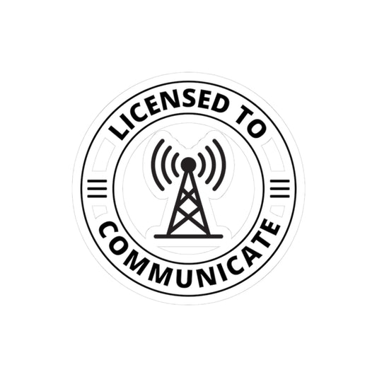 Amateur Ham Radio Operator Stickers Vinyl Decal - Airwave Enthusiasts & Radio Hobbyists